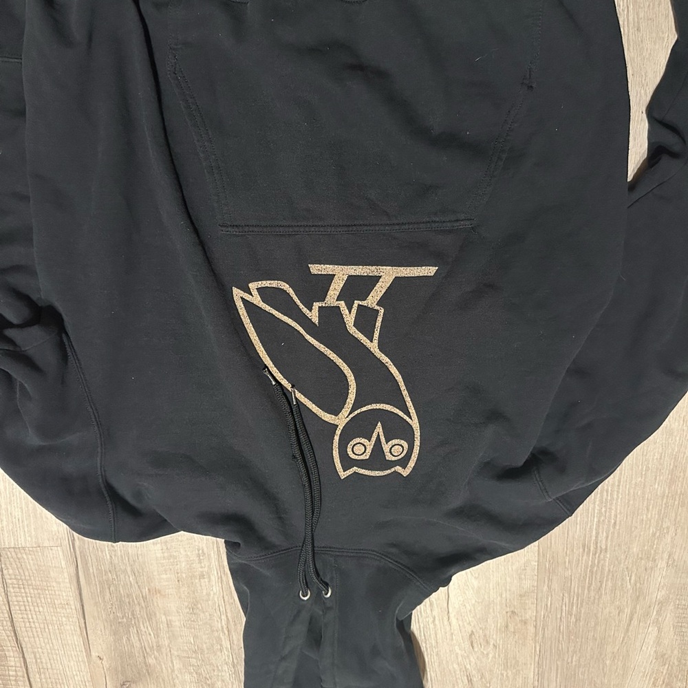 & Other Stories Black Fleece Pullover Hoodie
